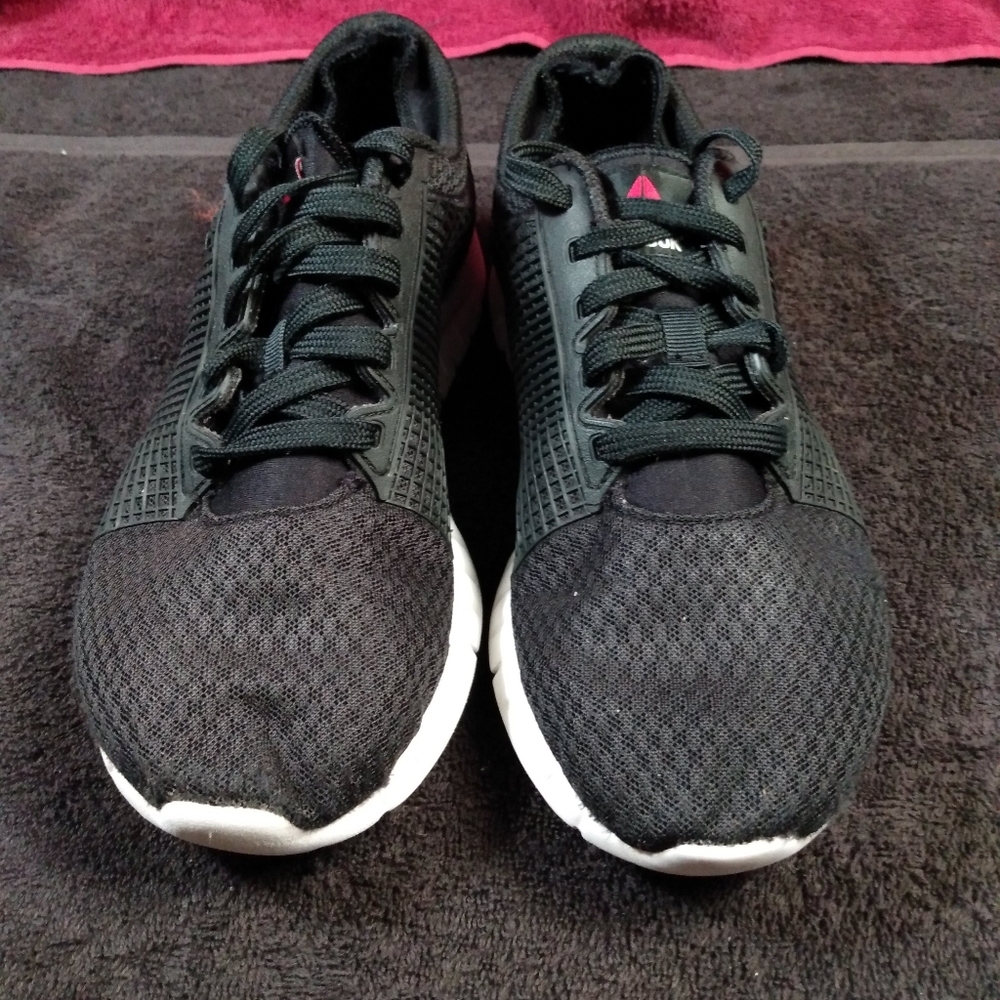 Reebok Nanoweb Black Running Shoes Men's sz 8 - Picture 2 of 8